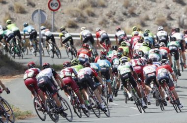 Peloton Descente - 6e étape Tour d'Espagne 2018