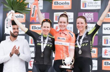 Anna van der Breggen - Amanda Spratt - Annemiek van Vleuten - Podium Liège-Bastogne-Liège Femmes 2018