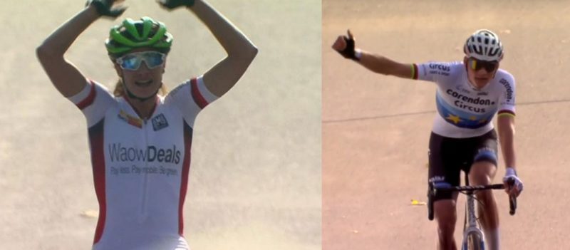 Marianne Vos et Mathieu van der Poel - Vainqueurs Cyclo-cross Coupe du monde Berne