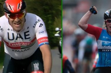 Montage - Alexander Kristoff et Kirsten Wild - Gand-Wevelgem 2019