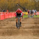 Perrine Clauzel en tête - Cyclo-cross de Louvain 2020 - Alain Vandepontseele