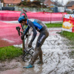 Chute Diether Sweeck Vélo - Cyclo-cross Dendermonde 2020 - Alain Vandepontseele