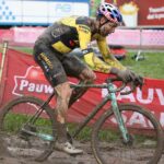Wout van Aert leader - Cyclo-cross Dendermonde 2020 - Alain Vandepontseele