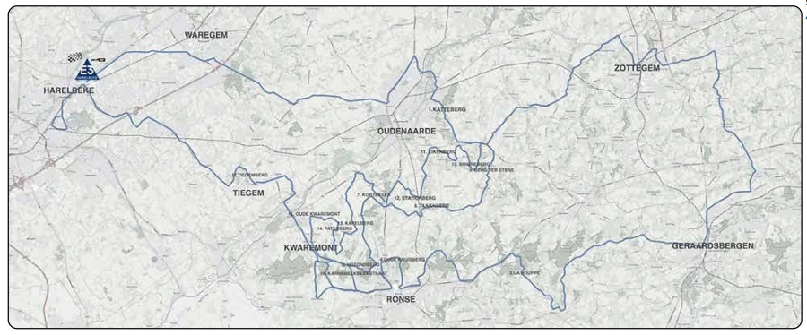 E3 Saxo Bank Classic 2021 - Carte