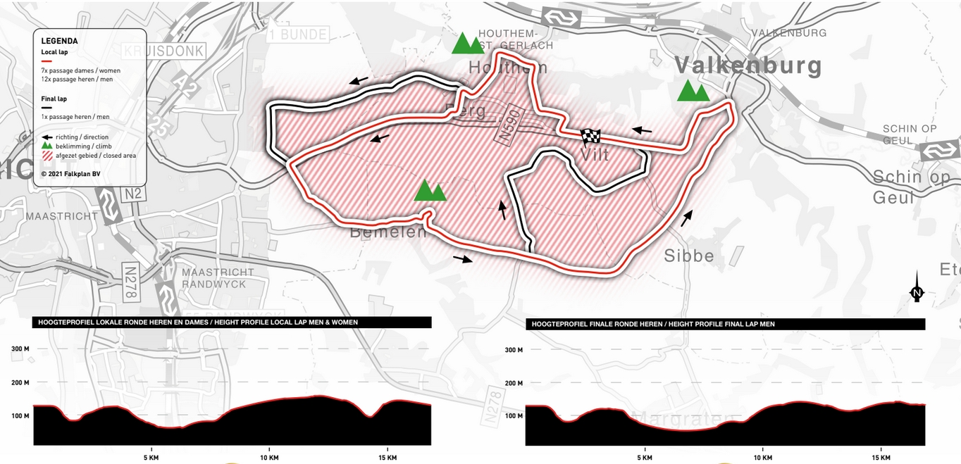 Amstel Gold Race - Carte et profils 2021