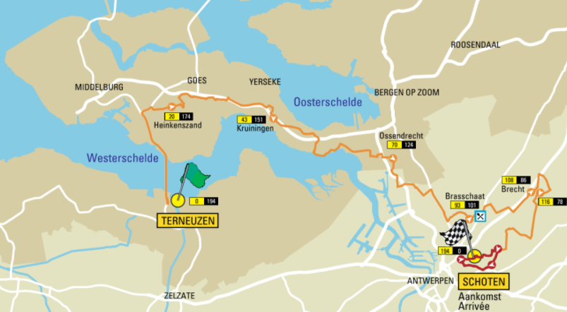 GP de l'Escaut 2021 - Carte Hommes