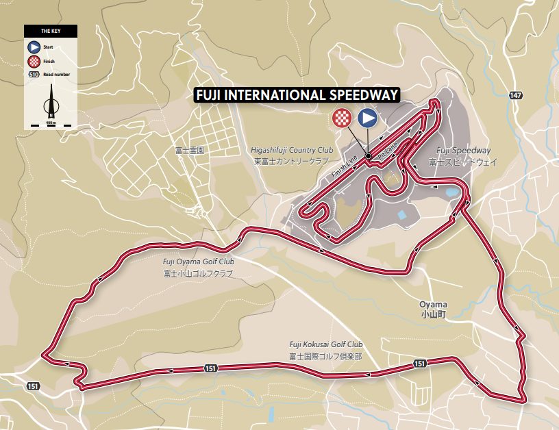 Carte Contre-la-montre Femmes - Jeux Olympiques 2021