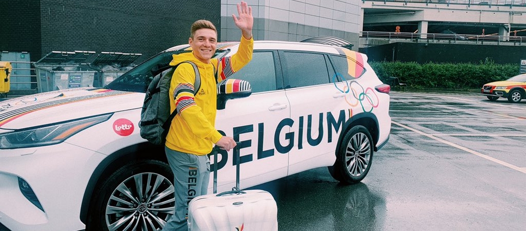 Remco Evenepoel Départ Jeux Olympiques Tokyo - Twitter Remco Evenepoel