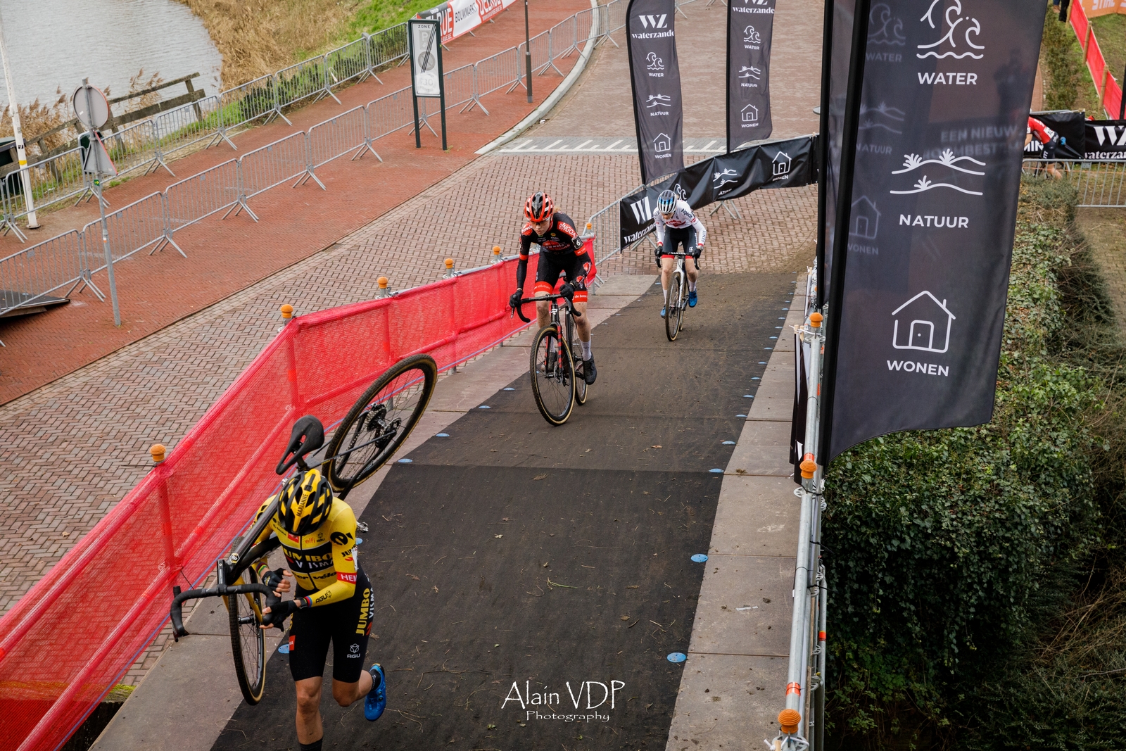 Marianne Vos Fem van Empel Puck Pieterse Côte - Cyclo-cross de Hulst 2022 - Alain Vandepontseele