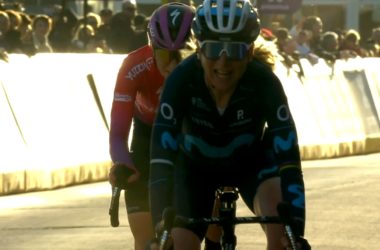 Annemiek Van Vleuten - Vainqueur Circuit Het Nieuwsblad Femmes 2022 - Capture Eurosport .jpg