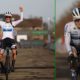 Montage Lucinda Brand Lars van der Haar - Superprestige Gavere 2022 - Alain Vandepontseele et capture Proximus