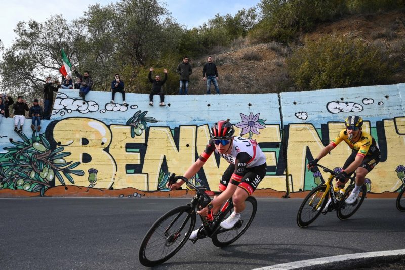 Tadej Pogacar Attaque Cipressa - Milan-Sanremo 2022 - RCS Sport La Presse Pool Marco Bertorello