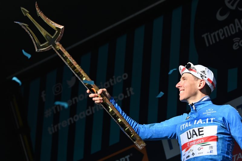 Tadej Pogacar Vainqueur Final Trident - Tirreno-Adriatico 2022 - RCS Sport La Presse Fabio Ferrari