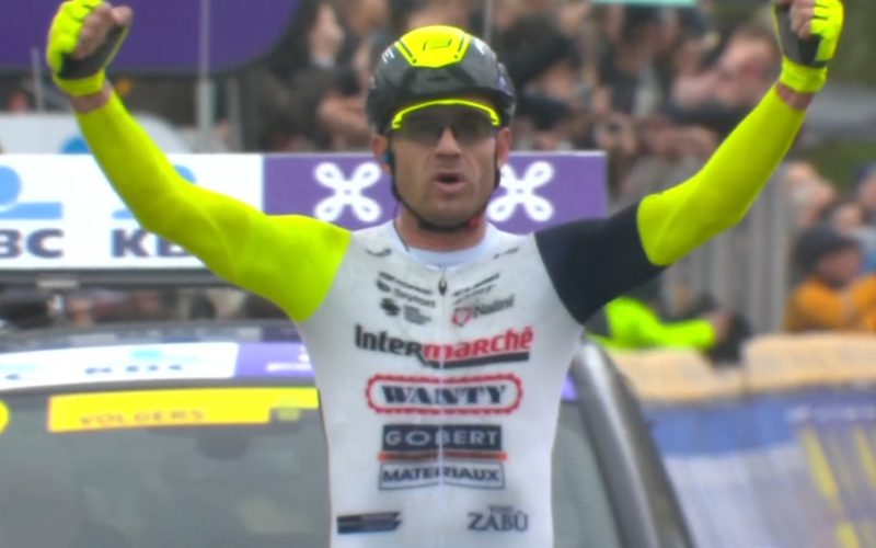 Alexander Kristoff - Vainqueur GP de l'Escaut 2022 - Capture VRT