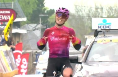 Demi Vollering - Vainqueure Flèche Brabançonne Femmes 2022 - Capture VRT