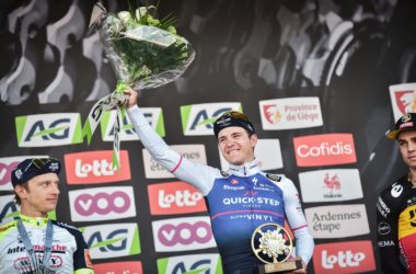 Remco Evenepoel Vainqueur Podium - ASO Gautier Demouveaux