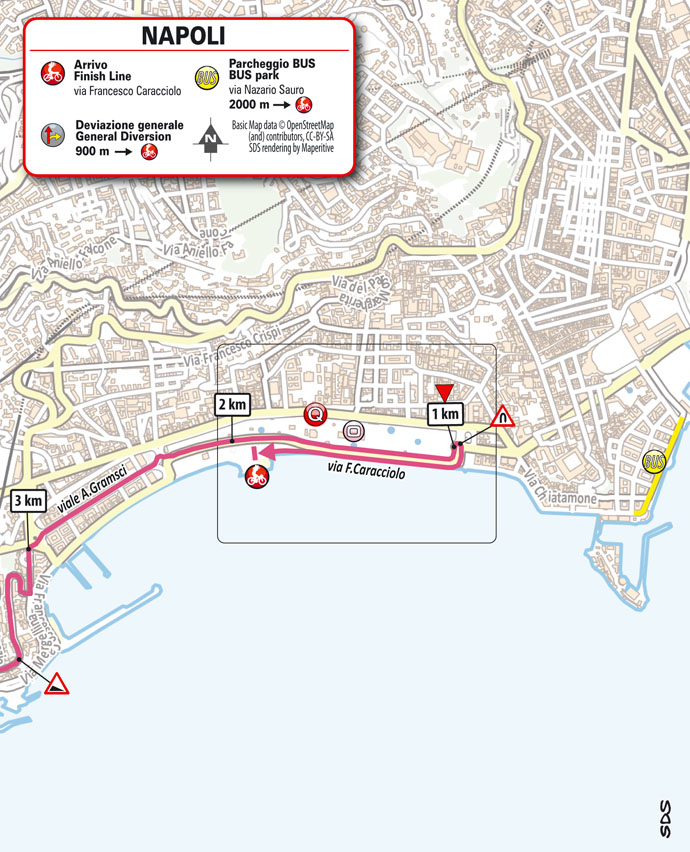 Tappa 8 - Mappa Finale - Giro d'Italia Giro 2022