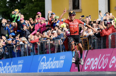 Santiago Buitrago Vainqueur 17e étape Tour d’Italie Giro 2022 - RCS Sport La Presse Gian Mattia D’Alberto