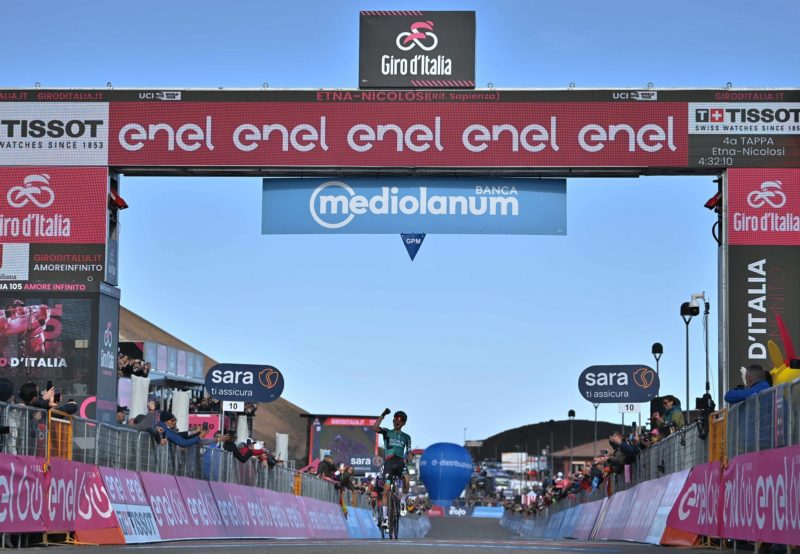 Lennard Kämna Vainqueur 4e étape Tour d'Italie Giro 2022 - RCS SPort La Presse