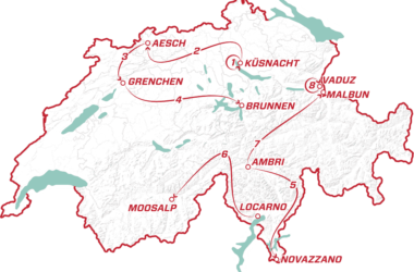 Tour de Suisse 2022 - Parcours