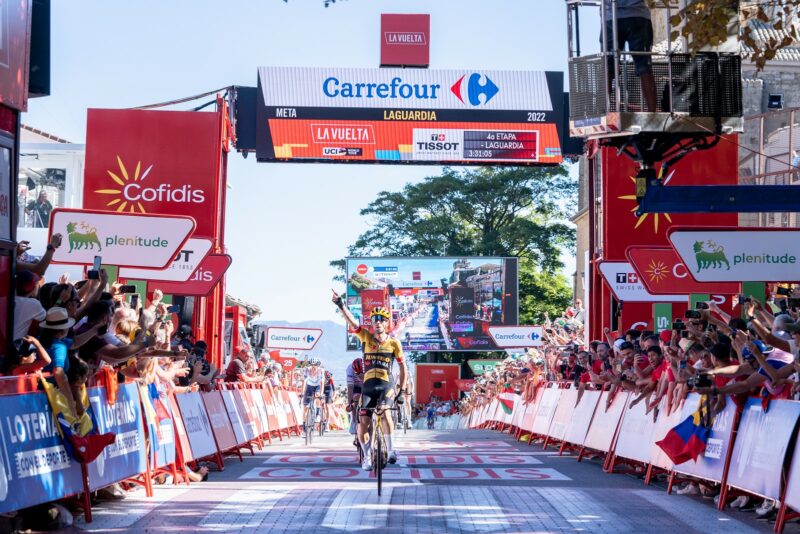 Primoz Roglic Vainqueur 4e étape Tour d'Espagne Vuelta 2022 - ASO Unipublic Cxcling