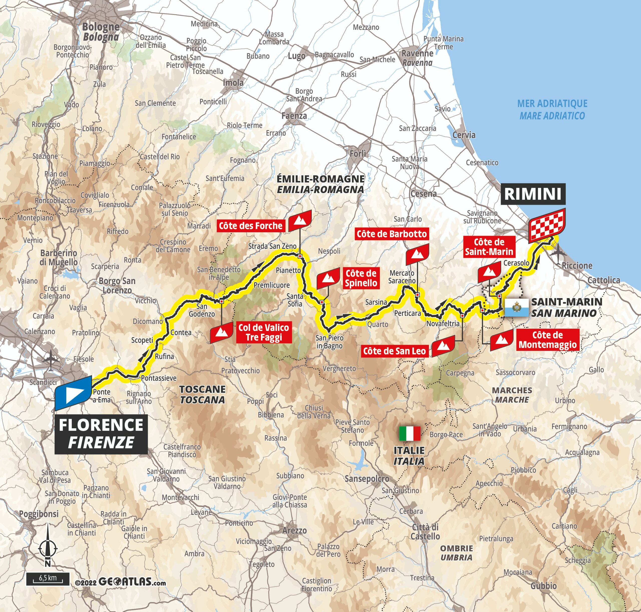 1re Etape Carte Tour De France 2024 Scaled 
