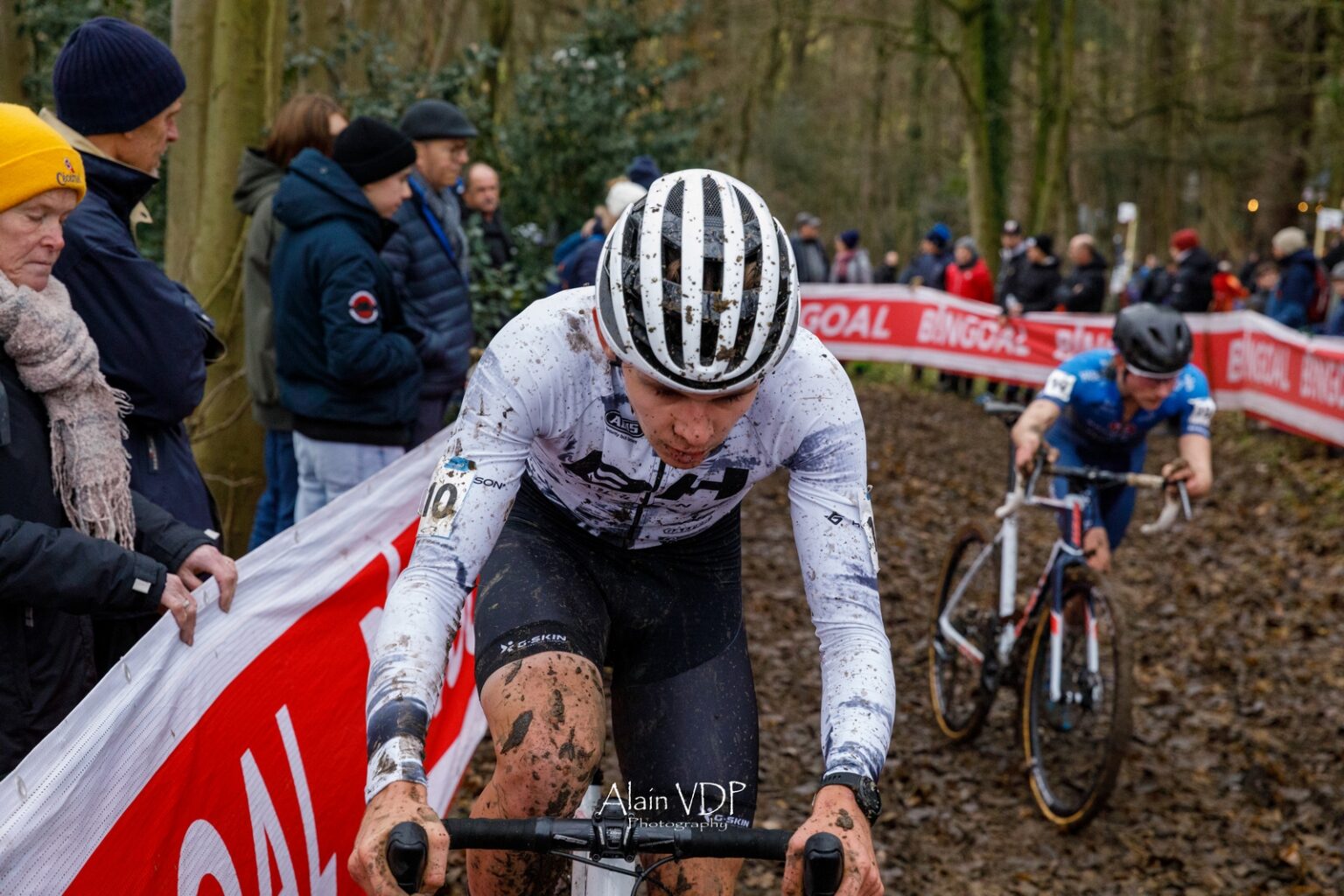 Coupe du monde de cyclocross à Gavere les photos des chocs de géants