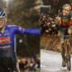 Montage Puck Pieterse Wout van Aert - Vainqueurs Cyclo-cross de Diegem 2022 - Alain Vandepontseele