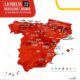 Carte générale - Tour d'Espagne Vuelta 2023