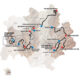 Carte générale - Critérium du Dauphiné 2023
