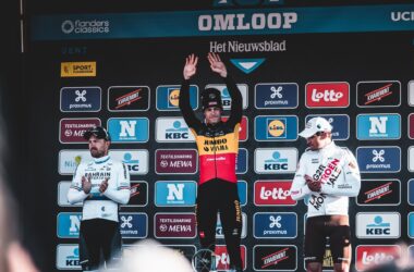 Wout van Aert Podium Circuit Het Nieuwsblad 2022 - Flanders Classics