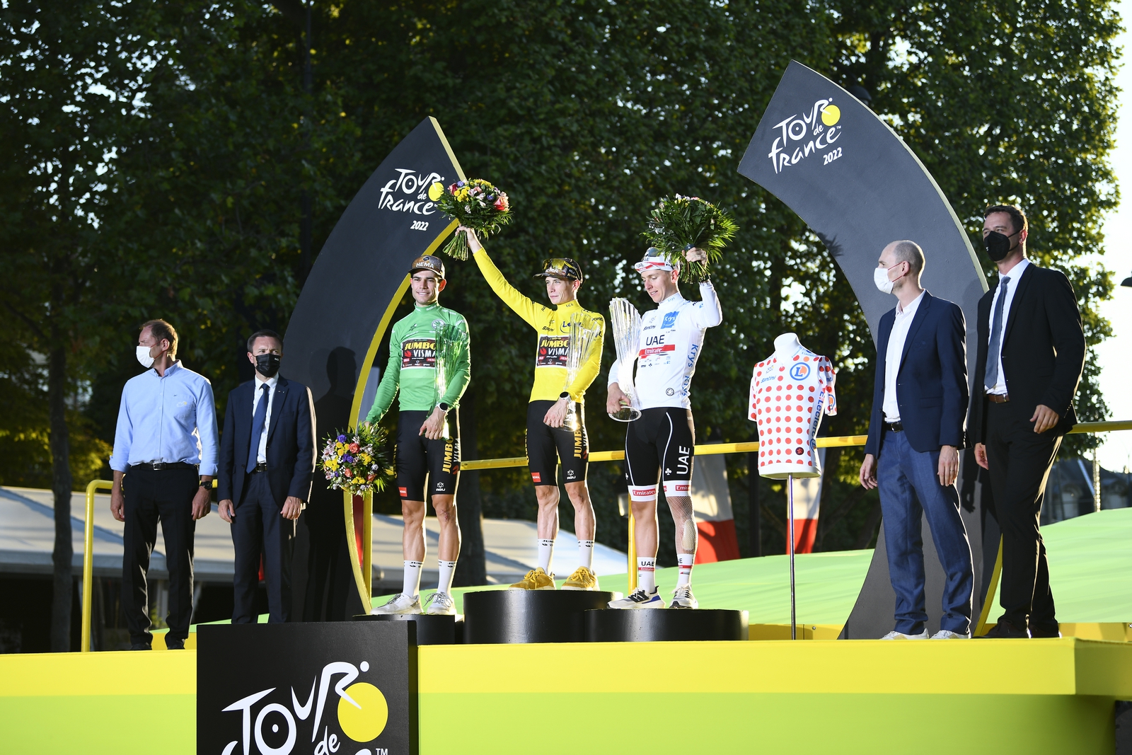 Podium final Maillots Tour de France 2022 - ASO Charly Lopez