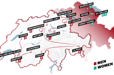 Tour de Suisse 2023 - Carte générale