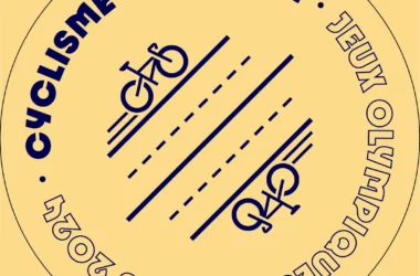 Jeux Olympiques 2024 - Logo Cyclisme sur route
