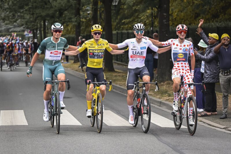 Maillots Tour de France 2023 - Jasper Philipsen Jonas Vingegaard Tadej Pogacar Giulio Ciccone - ASO Pauline Ballet