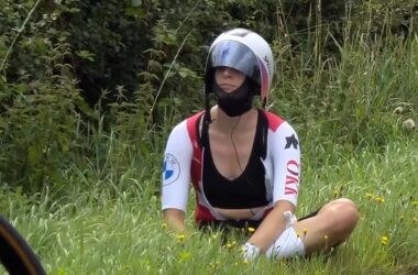 Marlen Reusser - Abandon Championnat du monde Contre-la-montre 2023 - Capture Eurosport