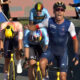 Le Français Christophe Laporte devient champion d’Europe de cyclisme sur route 2023 devant le Belge Wout van Aert, le Néerlandais Olav Kooij et le Belge Arnaud De Lie. - Photo : capture Eurosport