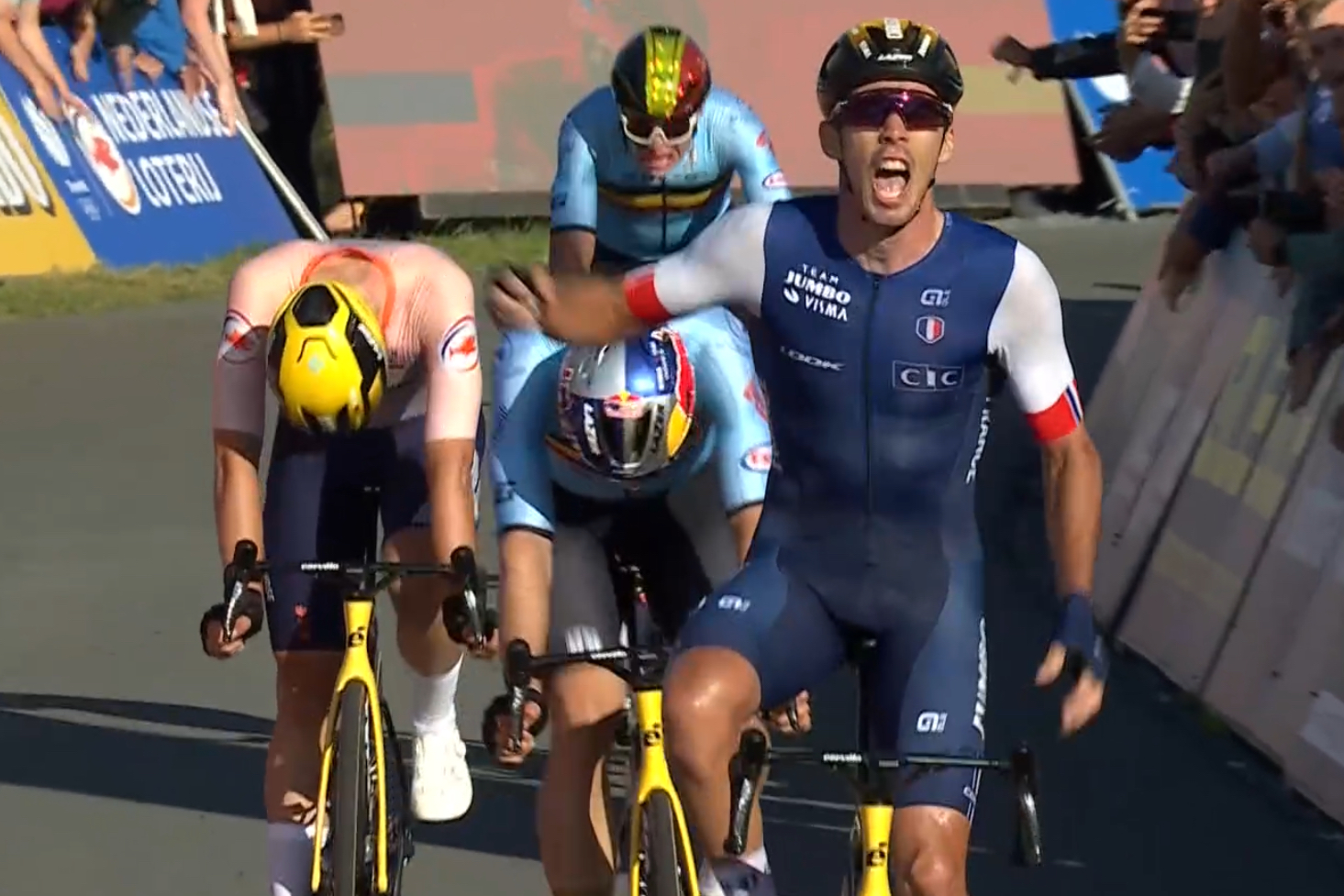 Championnats d’Europe de cyclisme sur route 2023 Christophe Laporte se défait de la tenaille belge Championnats d’Europe de cyclisme sur route 2023 Christophe Laporte se défait de la tenaille belge