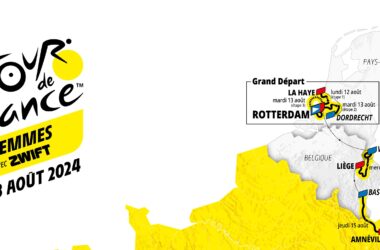 Affiche Carte - Tour de France Femmes 2024