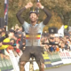 Michael Vanthourenhout remporte à Pont-Château son deuxième titre de champion d'Europe de cyclo-cross - Photo : capture Eurosport