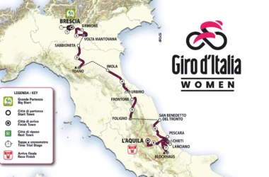 Carte générale - Tour d'Italie 2024