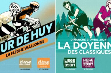 Les affiches de la Flèche Wallonne et de Liège-Bastogne-Liège 2024 - Photo : ASO