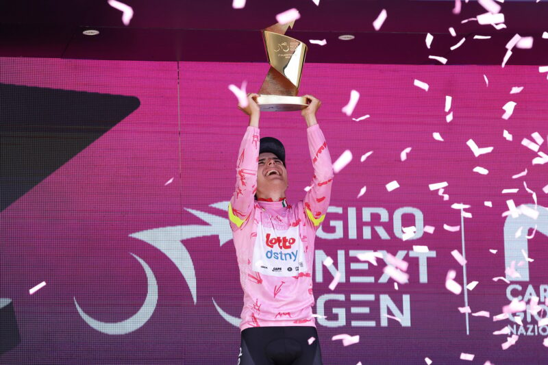 Jarno Widar - Vainqueur Giro Next Gen 2024 - RCS Sport La Presse