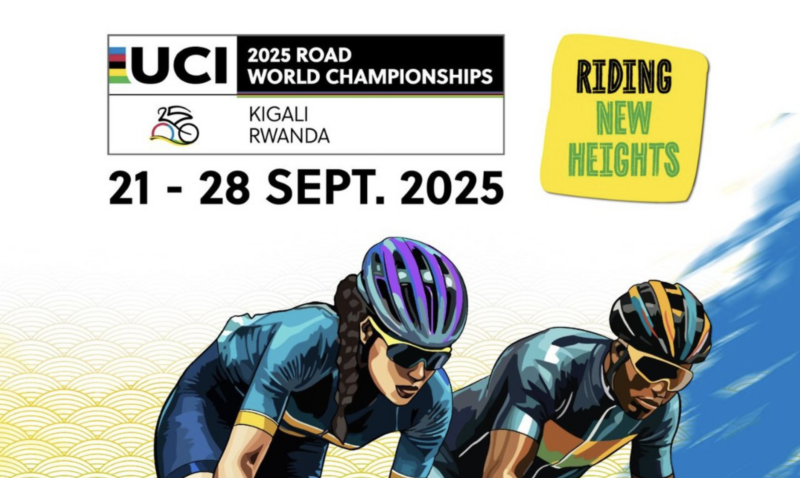 Affiche championnats du monde de cyclisme sur route 2025 - Kigali