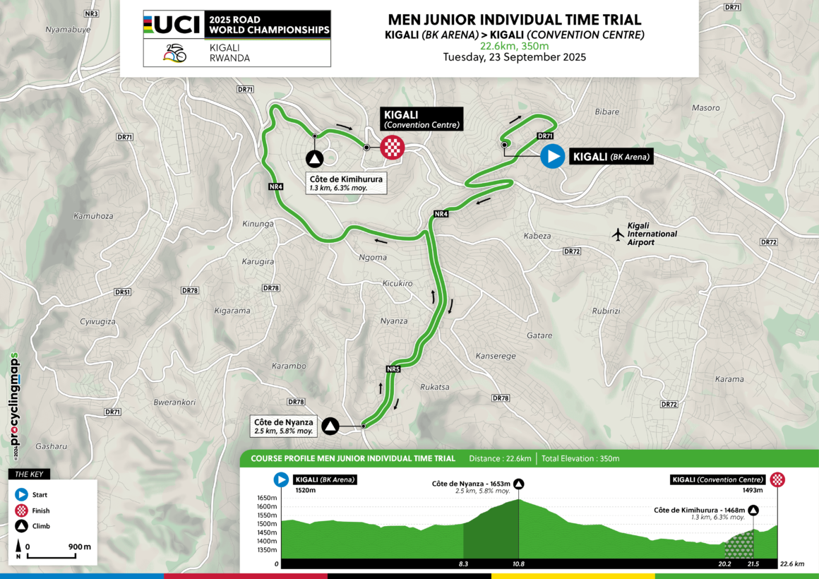 Championnats du monde de cyclisme sur route 2025 : voici les cartes et ...