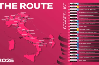La carte générale et les 21 étapes du Tour d'Italie 2025 - Photo : RCS Sport