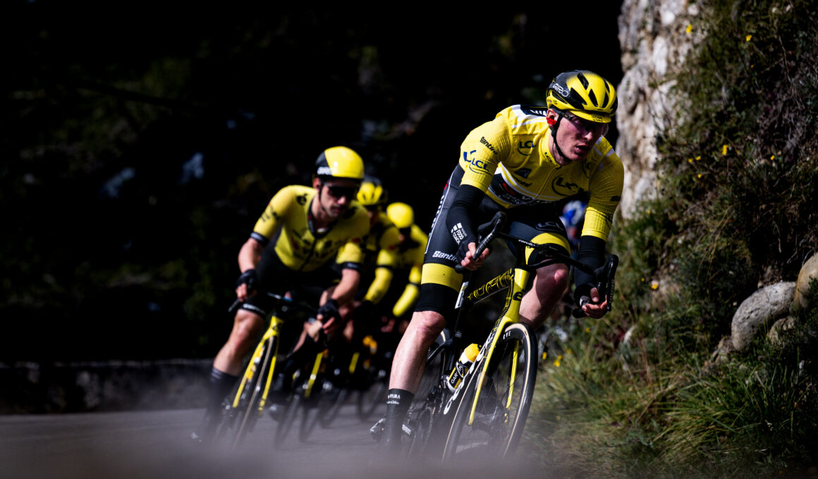 L'Américain Matteo Jorgenson (Team Visma | Lease a Bike) sur la 7e étape de Paris-Nice 2025. - Photo : ASO/Billy Ceusters