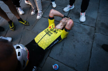 Wout van Aert Joie Victoire 9e étape Giro Tour d'Italie 2025 - RCS Sport Mirror Media