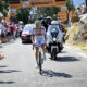 Le champion du monde Tadej Pogacar (UAE Team Emirates) en route pour la victoire sur la 12e étape du Tour de France, le 17 juillet 2025, sur les pentes d'Hautacam. - Photo : ASO/Billy Ceusters