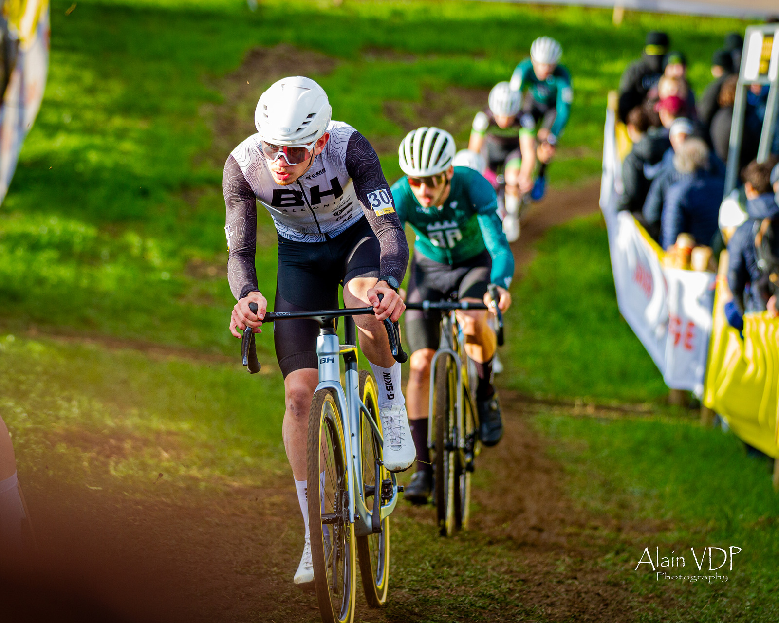 Le Belge Antoine Jamin (BH Wallonie Team) lors du cyclo-cross d'Overijse, le 26 octobre 2025 - Photo : Alain Vandepontseele/Alain VDP Photography